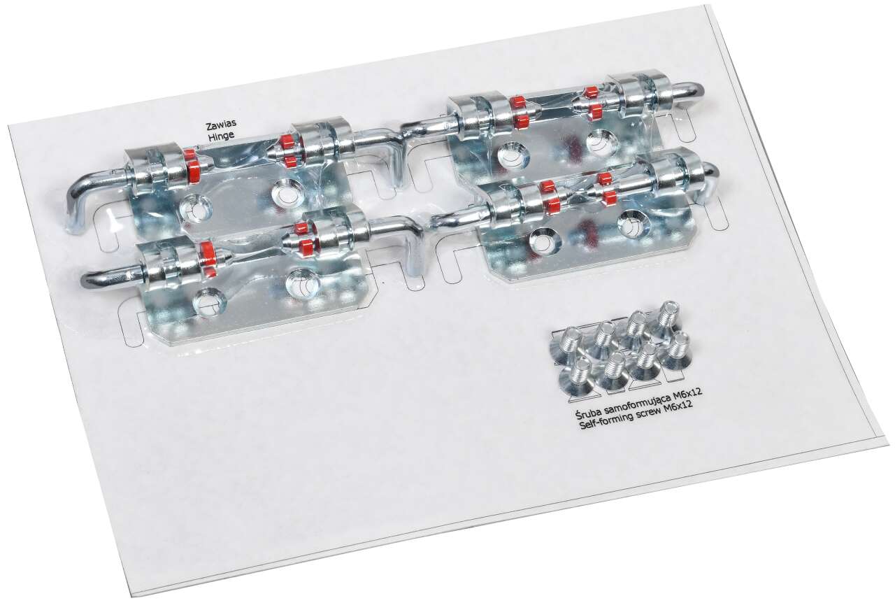 Петли дверей с двойным штоком - простая и быстрая навеска двери одним человеком.