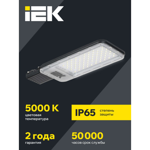 Светильник светодиодный консольный ДКУ 1011-120Ш 5000К IP65 IEK