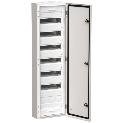 TITAN 5 Корпус металлический ЩРн-84 (1х84) 1085х310х140мм IP54 белый (одна дверь) IEK