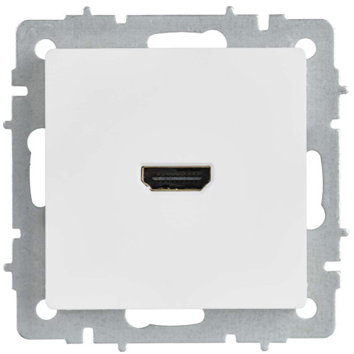 BRITE Розетка HDMI РHDMI-0-БрАБ арктический белый IEK