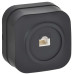 GLORY Розетка для открытой установки компьютерная RJ45 кат.5E РК10-ХЧм черный матовый IEK GLORY Розетка для открытой установки компьютерная RJ45 кат.5E РК10-ХЧм черный матовый IEK