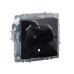 BRITE Розетка 1-местная с заземлением с защитными шторками 16А с USB A+A 5В 2,1А РЮш10-1-БрЧ черный IEK BRITE Розетка 1-местная с заземлением с защитными шторками 16А с USB A+A 5В 2,1А РЮш10-1-БрЧ черный IEK