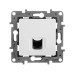 ETIKA Розетка компьютерная RJ45 категория 6 UTP белый ETIKA Розетка компьютерная RJ45 категория 6 UTP белый