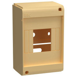 UNION Mini Корпус пластиковый КМПн-4 IP20 без двери сосна IEK