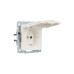 BRITE Розетка 1-местная с заземлением с защитными шторками и крышкой 16А IP44 РСбш10-3-44-БрЖ жемчуг IEK BRITE Розетка 1-местная с заземлением с защитными шторками и крышкой 16А IP44 РСбш10-3-44-БрЖ жемчуг IEK