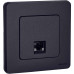 INSPIRIA Розетка компьютерная RJ45 категория 6 UTP антрацит