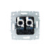 BRITE Розетка компьютерная двойная RJ45 кат.6 РК11-2-БрБ белый IEK BRITE Розетка компьютерная двойная RJ45 кат.6 РК11-2-БрБ белый IEK