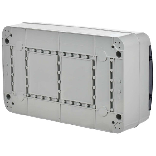 TEKFOR Корпус пластиковый КМПн-18 IP65 черная прозрачная дверь IEK
