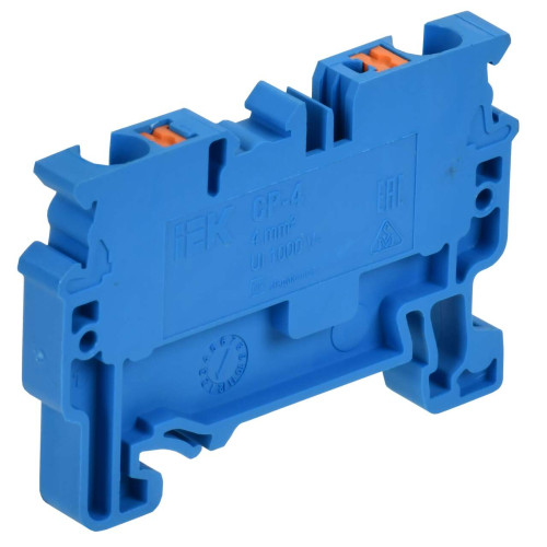 ARMAFIX Клемма пружинная Push In CP 4мм2 синяя IEK