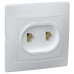 KVARTA Розетка 2-местная телефонная RJ11 РТ12-КБ белый IEK KVARTA Розетка 2-местная телефонная RJ11 РТ12-КБ белый IEK