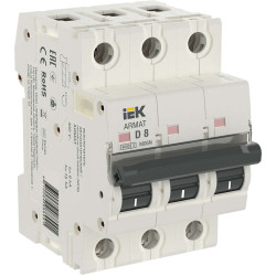ARMAT Автоматический выключатель M06N 3P D 8А IEK