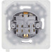 INSPIRIA Розетка 1-местная с заземлением с защитными шторками и крышкой 16А IP44 слоновая кость