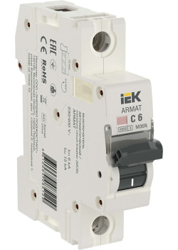 ARMAT Автоматический выключатель M06N 1P C 6А IEK