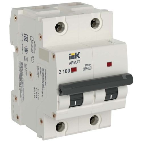 ARMAT Автоматический выключатель M10H 2P Z 100А IEK