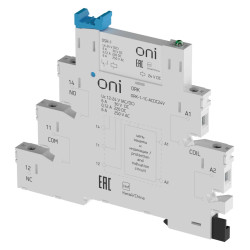 Реле интерфейсное ORK с розеткой 1 перекидной контакт 24В AC/DC ONI