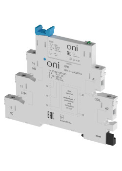 Реле интерфейсное ORK с розеткой 1 перекидной контакт 24В AC/DC ONI