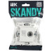 SKANDY Розетка двойная TV+RJ45 кат.5E SK-A14W арктический белый IEK SKANDY Розетка двойная TV+RJ45 кат.5E SK-A14W арктический белый IEK
