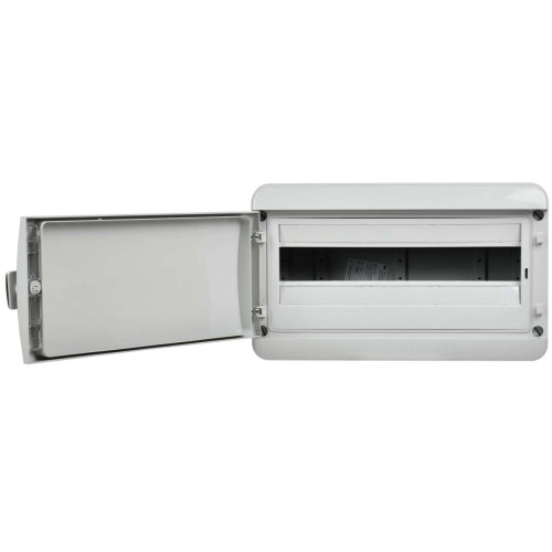 TEKFOR Корпус пластиковый КМПн-18 IP65 серая непрозрачная дверь IEK