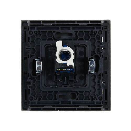 FORTE&PIANO Розетка компьютерная RJ45 кат.6 FP531 сталь IEK