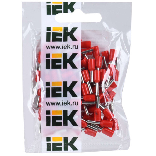 Наконечник НШВИ 1,5-8 красный (100шт/упак) IEK