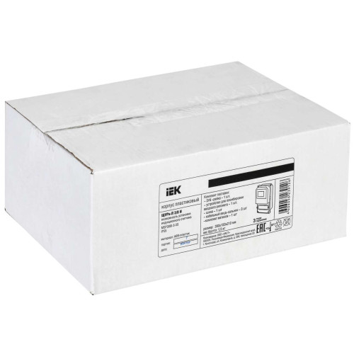 Корпус пластиковый ЩУРн-П 3/8 И IP55 IEK