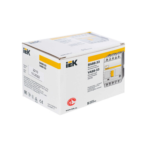 Выключатель автоматический ВА88-33 3Р 160А 35кА IEK