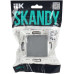 SKANDY Розетка 1-местная с заземлением с защитными шторками и крышкой 16А IP44 SK-R11Gr серый IEK SKANDY Розетка 1-местная с заземлением с защитными шторками и крышкой 16А IP44 SK-R11Gr серый IEK