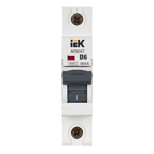 ARMAT Автоматический выключатель M06N 1P D 6А IEK