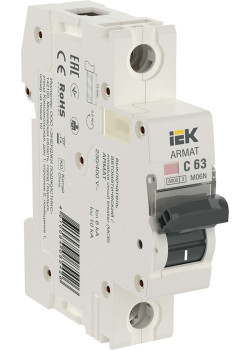 ARMAT Автоматический выключатель M06N 1P C 63А IEK