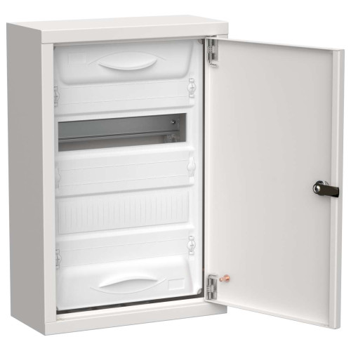 TITAN 5 Корпус металлический ЩРн-24 (1х24) 460х310х140мм IP31 белый (одна дверь) IEK