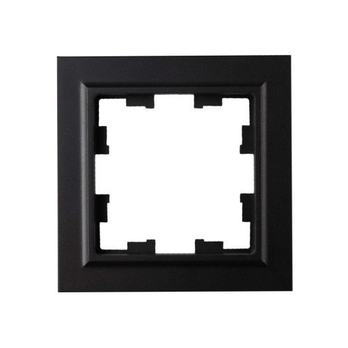 BRITE Рамка 1-местная IP44 РУ-1-БрЧ-44 черный IEK