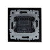 BRITE Выключатель 2-клавишный 10А в сборе ВСР10-2-0-БрС сталь IEK BRITE Выключатель 2-клавишный 10А в сборе ВСР10-2-0-БрС сталь IEK