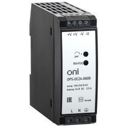 Блок питания OPS 220В AC/24В DC 2,5А 60Вт ONI