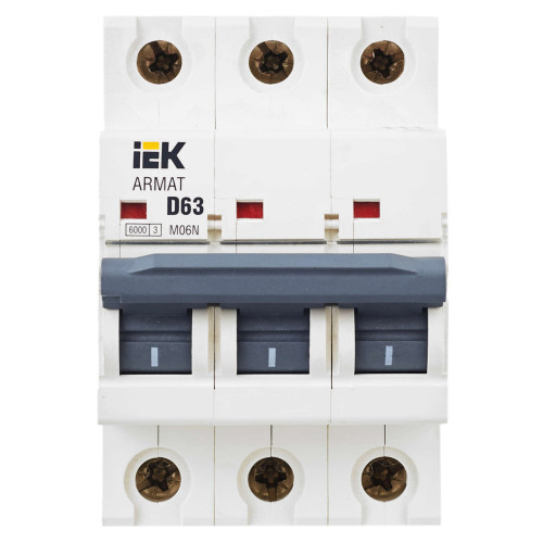 ARMAT Автоматический выключатель M06N 3P D 63А IEK