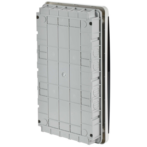 TEKFOR Корпус пластиковый ЩРВ-П-36 IP41 черная прозрачная дверь IEK