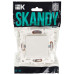 SKANDY Выключатель 1-клавишный перекрестный 10А SK-V03W арктический белый IEK