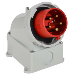 Вилка стационарная ССИ-5252 32А-6ч/380В 3P+PE+N IP67 IEK