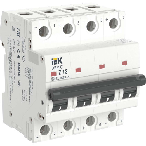 ARMAT Автоматический выключатель M06N-DC 4P Z 13А IEK