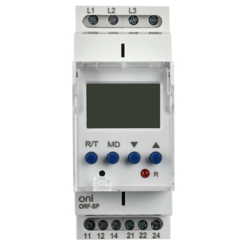 Реле контроля фаз ORF-SP 3 фазы 2 контакта 130-650В AC ONI