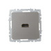BRITE Розетка HDMI РHDMI-0-БрС сталь IEK