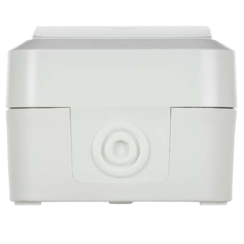 TORS Переключатель одноклавишный с индикацией 10А IP55 TS302 белый IEK