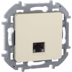INSPIRIA Розетка компьютерная RJ45 категория 6 UTP слоновая кость
