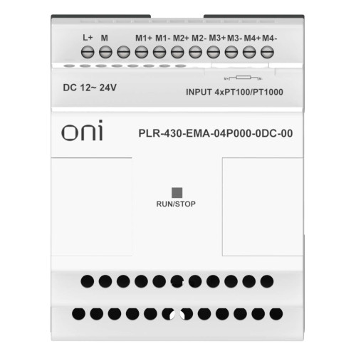 ПЛК 430 Модуль расширения входов выходов 4 входа Pt100/Pt1000 24В DC ONI