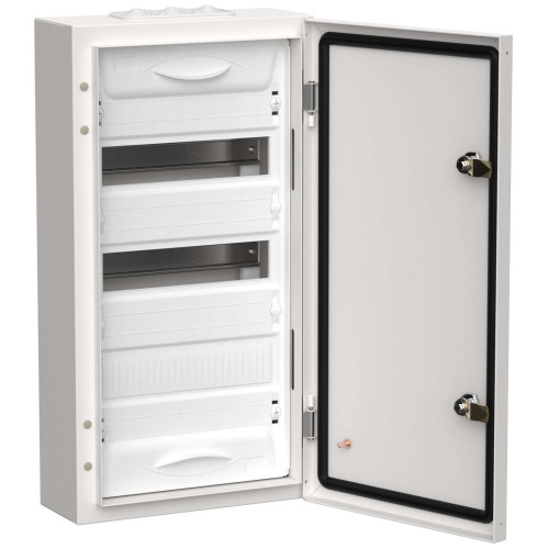 TITAN 5 Корпус металлический ЩРн-36 (1х36) 585х310х140мм IP54 белый (одна дверь) IEK