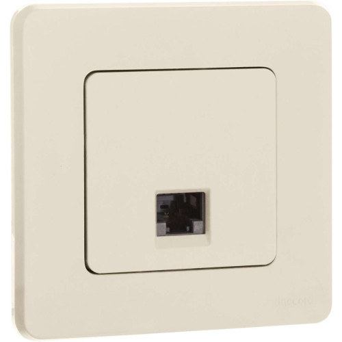 INSPIRIA Розетка компьютерная RJ45 категория 5Е UTP слоновая кость