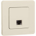 INSPIRIA Розетка компьютерная RJ45 категория 5Е UTP слоновая кость