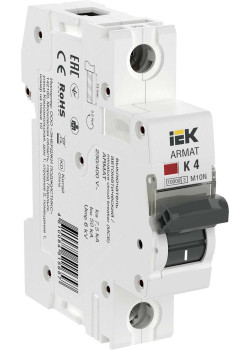 ARMAT Автоматический выключатель M10N 1P K 4А IEK