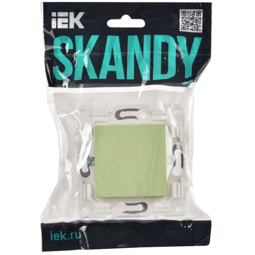SKANDY Заглушка с суппортом SK-C01G мятный IEK