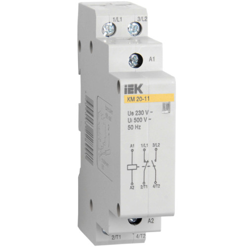 Контактор модульный КМ20-11 AC IEK