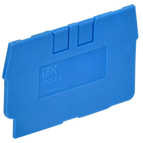 ARMAFIX Заглушка для колодки клеммной CP 2,5мм2 синяя IEK